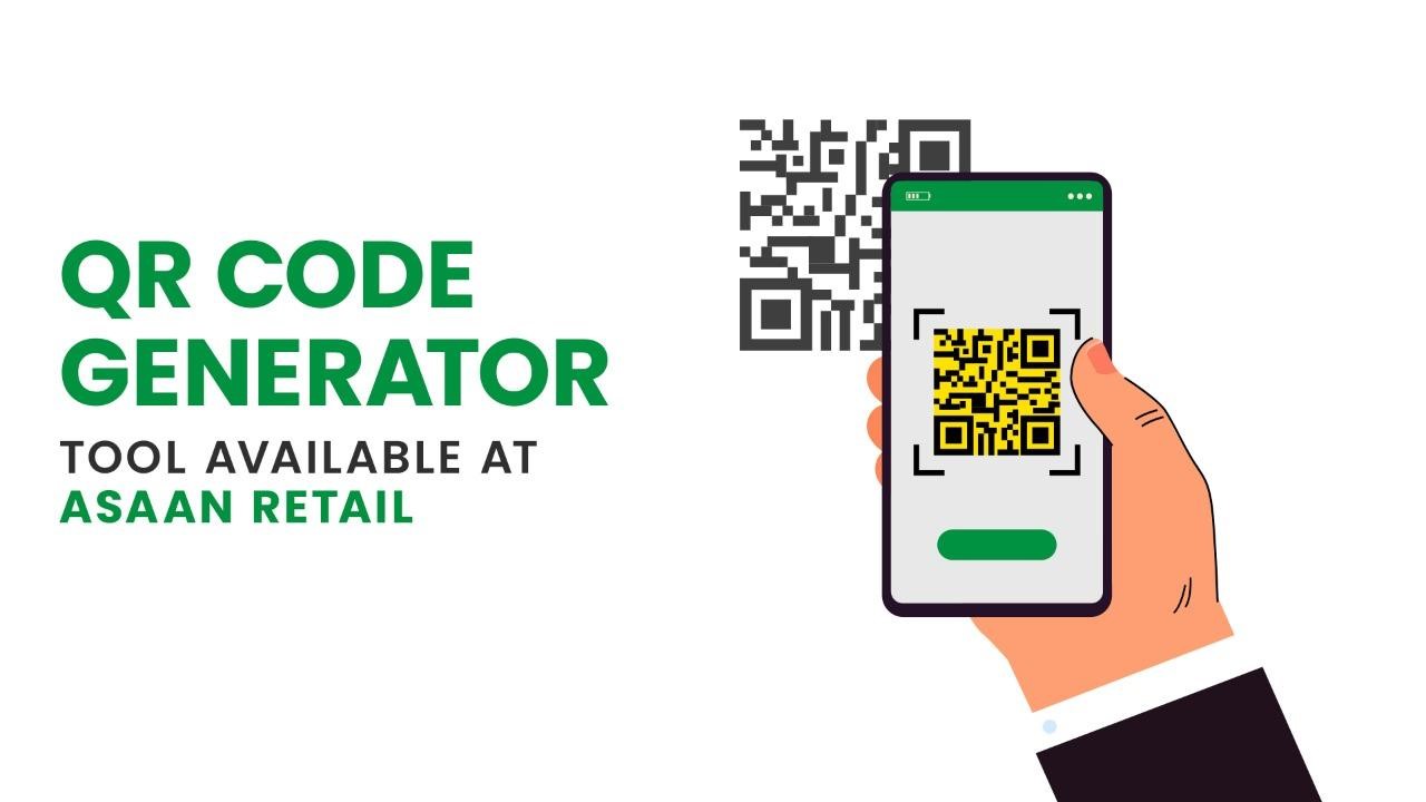 QR Code Generator- Create a QR code with Asaan retail